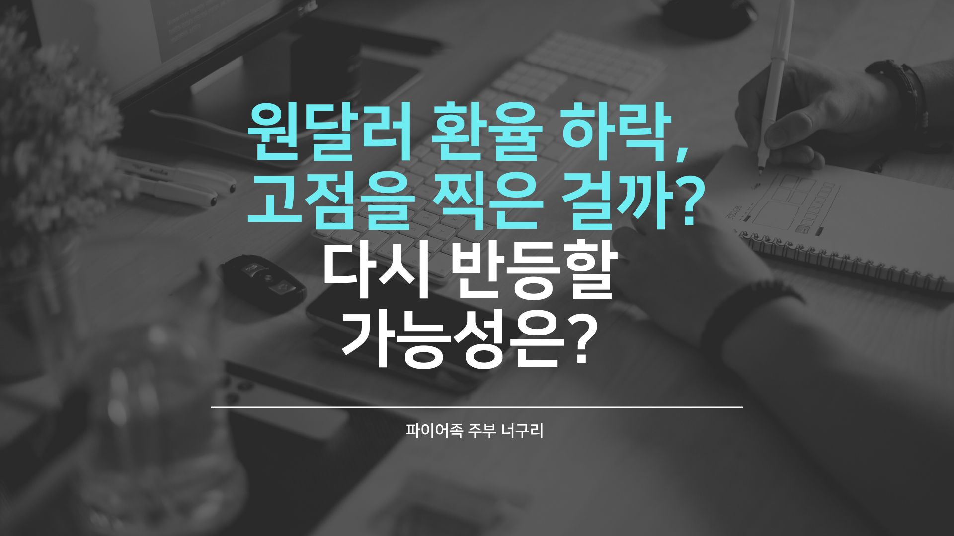 원달러 환율 하락&#44; 고점을 찍은 걸까 다시 반등할 가능성은