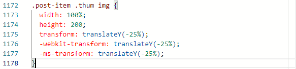 썸네일 이미지 모든 크기 설정