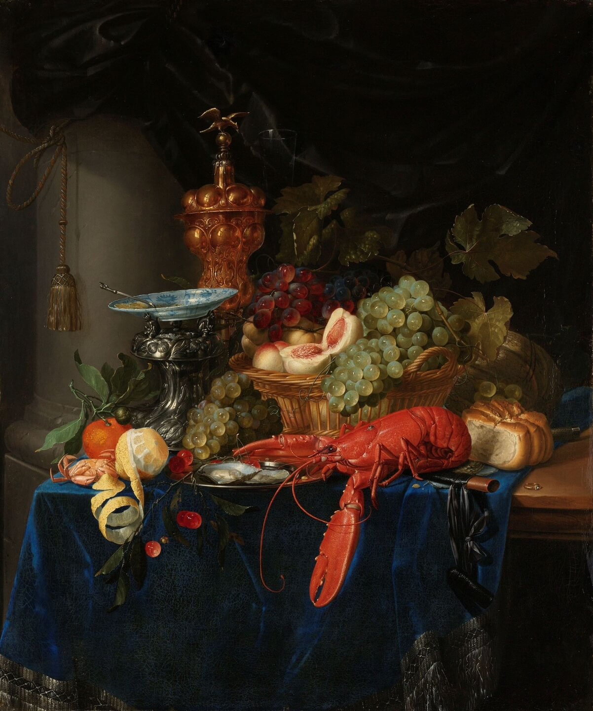  Still Life with a Golden Goblet(황금잔이 있는 정물) / Pieter de Ring(피터 드링) / 네덜란드 황금시대 정물화