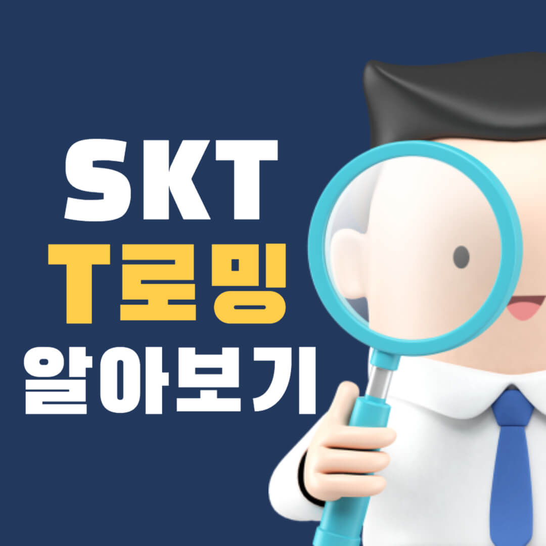  SKT 티로밍 사용법 요금제 신청 방법 한방에 알아보기