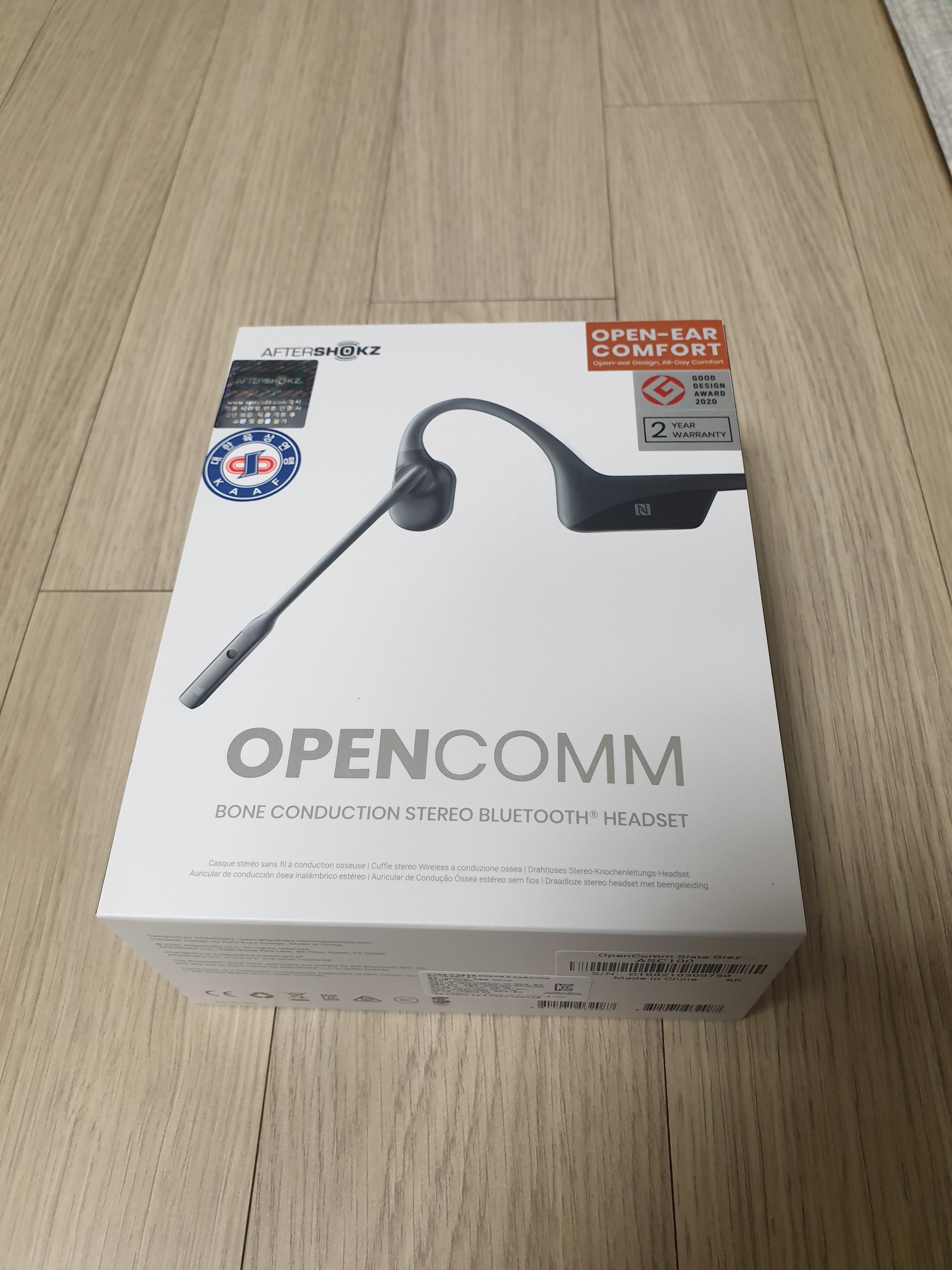 OPENCOMM AFTERSHOKZ 골전도 이어폰