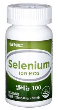 GNC 셀레늄 100&#44; 1개&#44; 100정