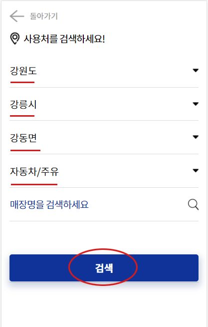 재난지원금_주유소_검색