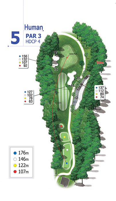 해피니스CC 휴먼 코스 5번 홀
