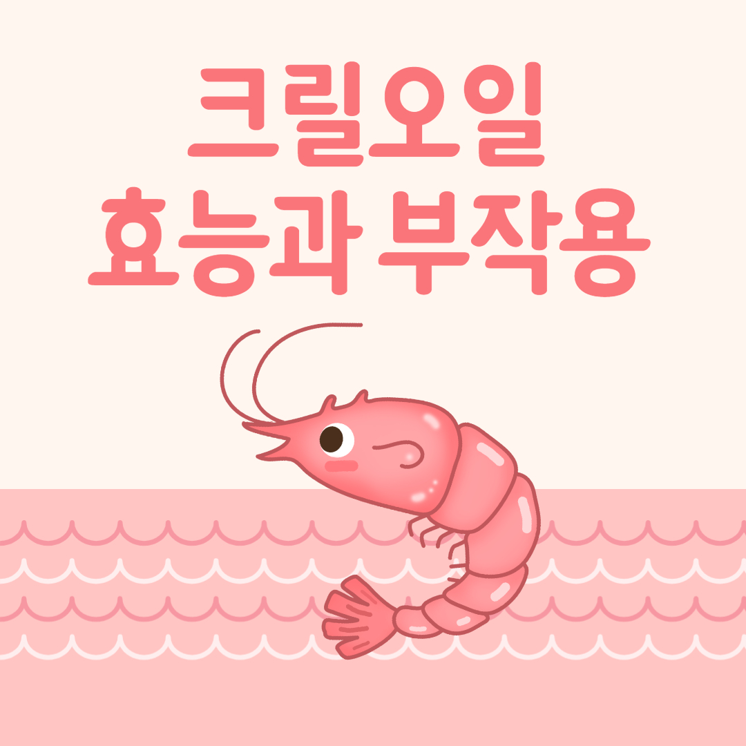  크릴오일 효능과 크릴오일 부작용