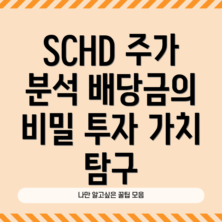 SCHD 미국 배당 ETF