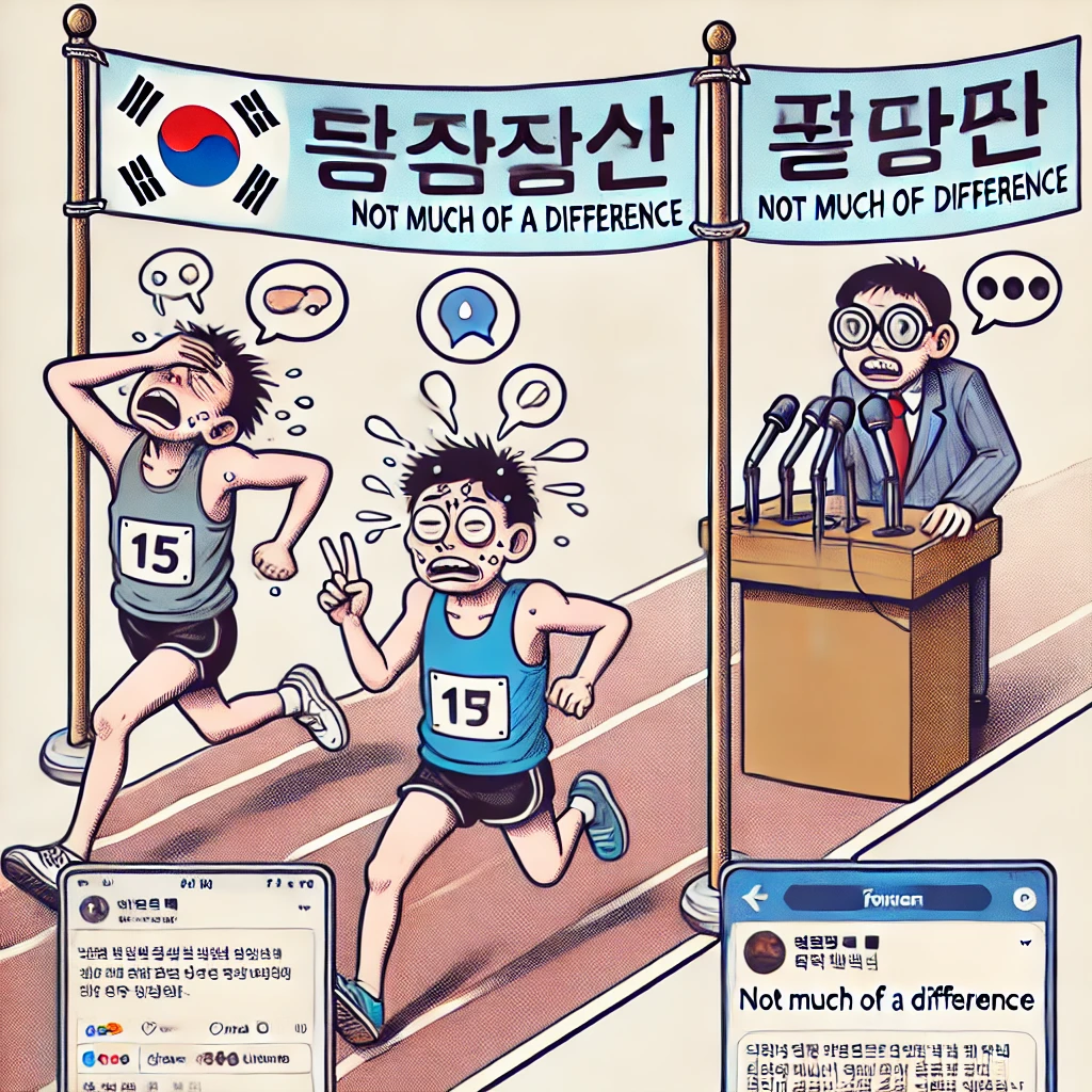 도긴개긴 비슷한 상황에서 차이가 없음 - 3. 도긴개긴의 현대적 해석