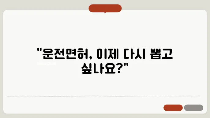 운전면허증 재발급