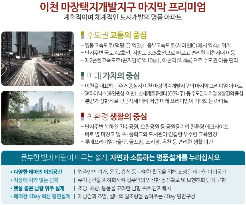이천 마장택지지구 B1블럭 휴먼빌까사포레 입지프리미엄