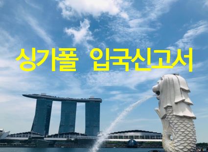  싱가폴 입국신고서 사전등록 가족여행 그룹신청, 싱가포르 환승시 입국신고서 작성 / 말레이시아 환승