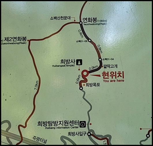 소백산국립공원 희방제2주차장 이미지