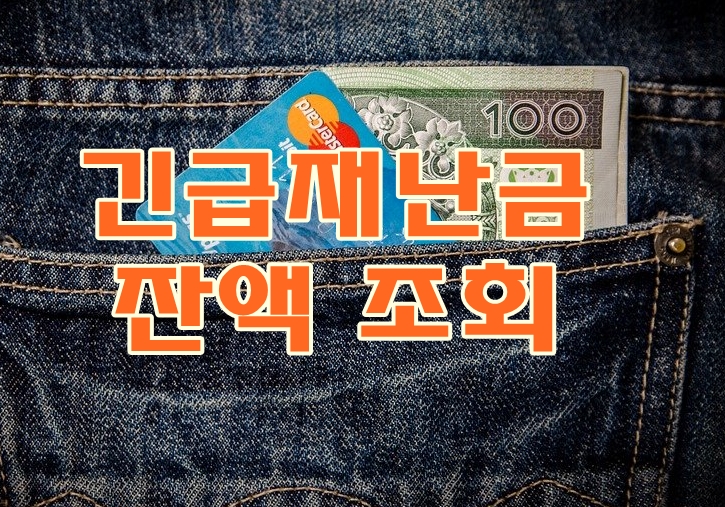  긴급재난금 잔액조회(국민카드, 현대카드, 토스 등) 방법