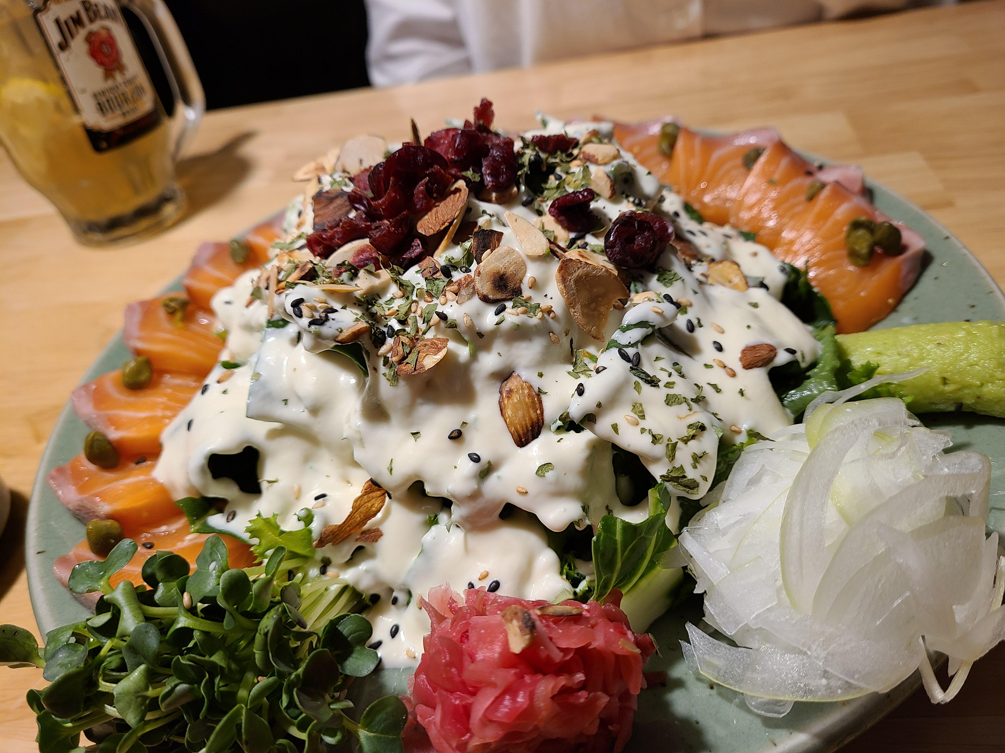  [부천 작동 맛집] 맛있는 일본가정식 '키햐아'에서 생연어샐러드와 하이볼 한잔!