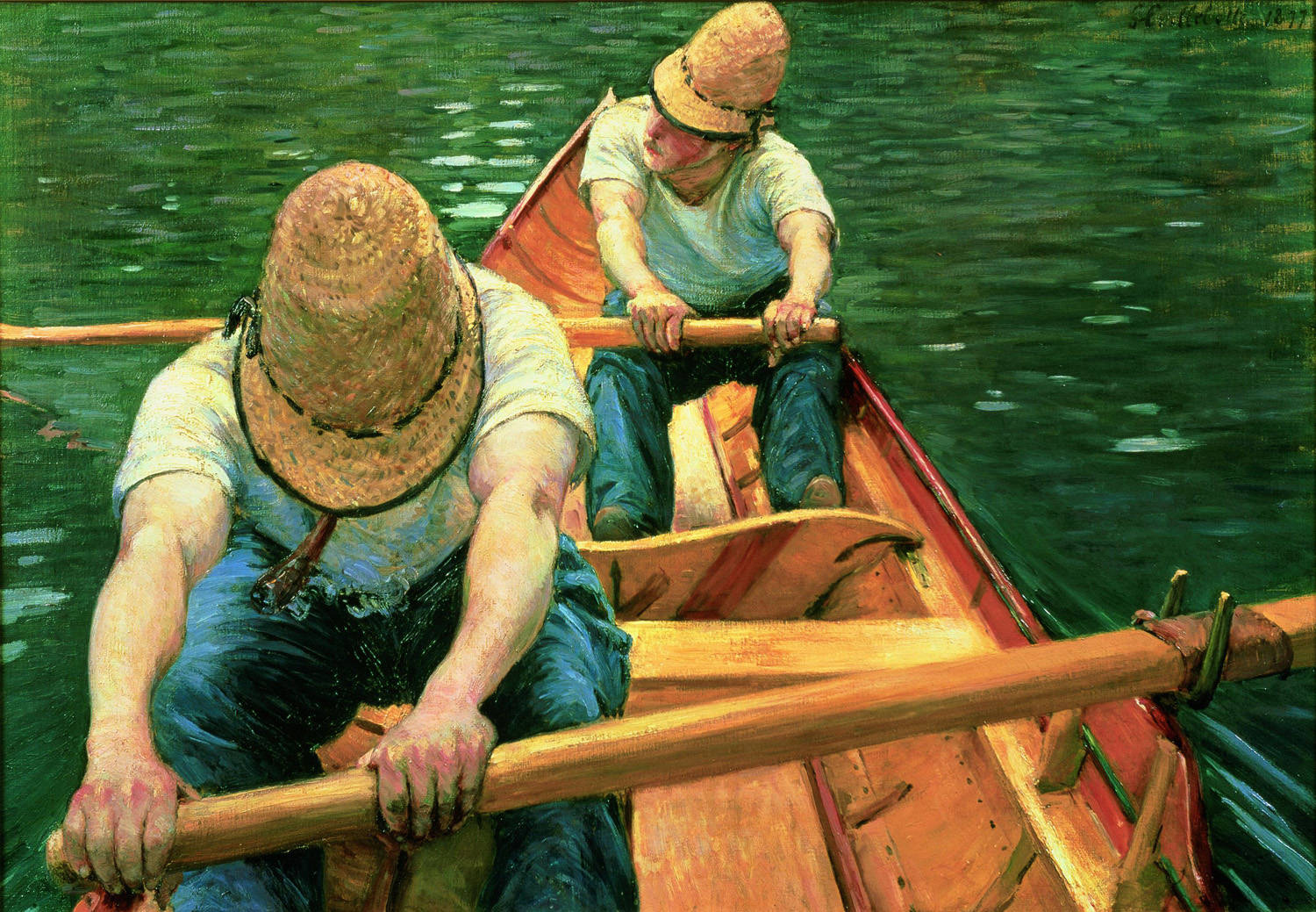 구스타브 칼리보트(Gustave Caillebotte), 프랑스, 화가, 1848-1894