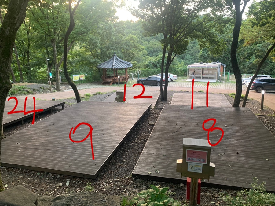 비슬산자연휴양림, 숲캠핑, 6번데크후기 대구 캠핑 4
