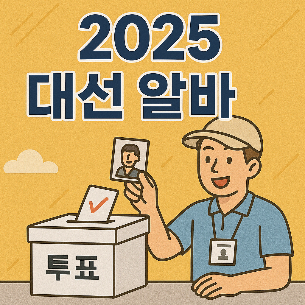 2025 대선 선거관리위원회 알바 신청 방법