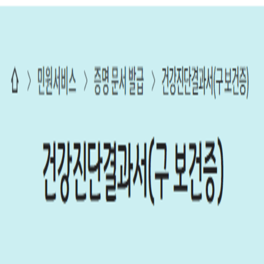 보건증
