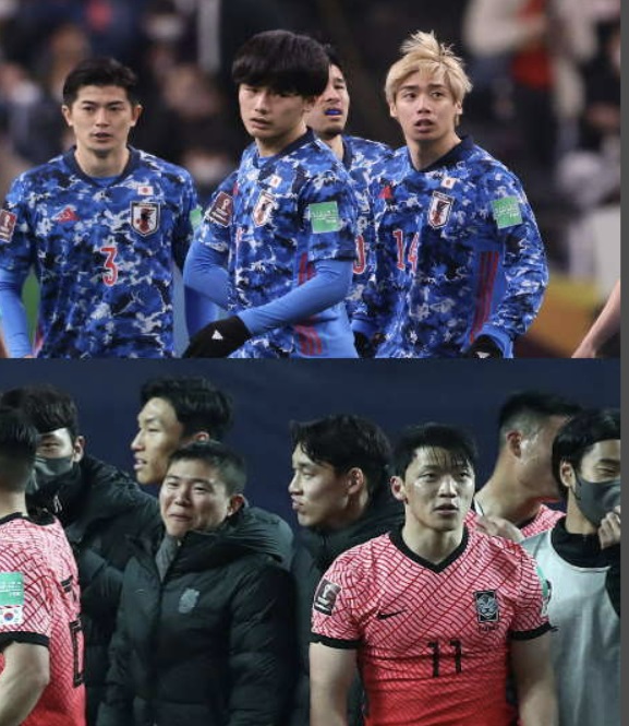 카타르 월드컵 일본과 한국 본선 조추첨 희비