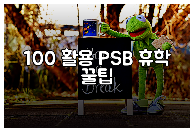 100 활용 PSB 휴학 꿀팁