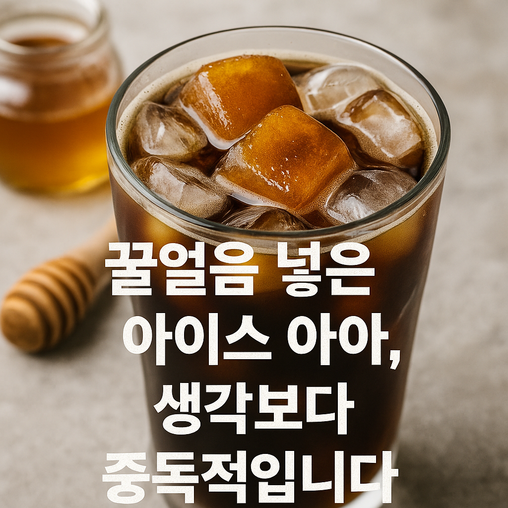 꿀 아이스아메리카노