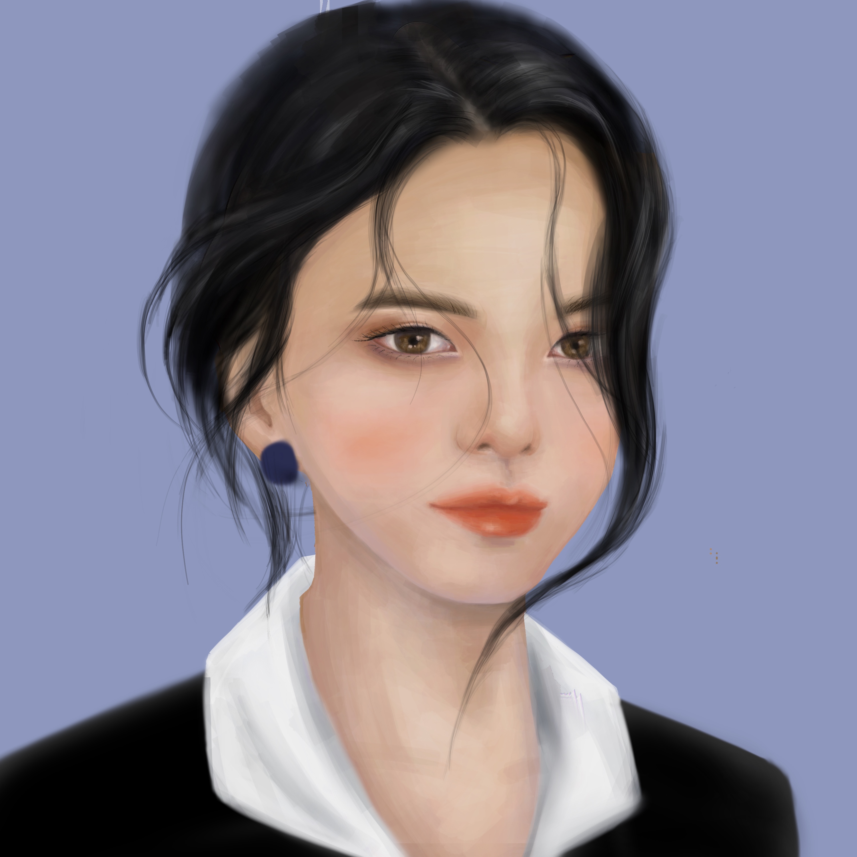  그림 그리면서 또 반했어 한소희 드로잉