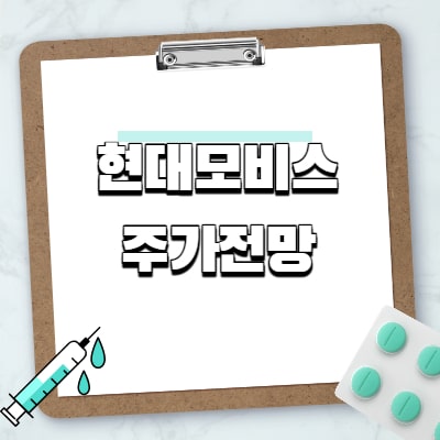  현대모비스 주가전망