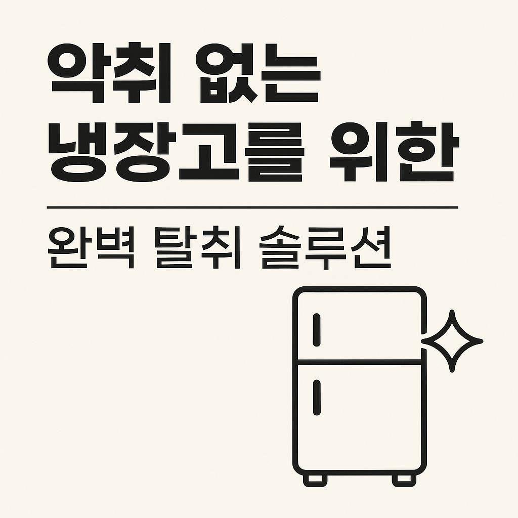 악취없는냉장고탈취법