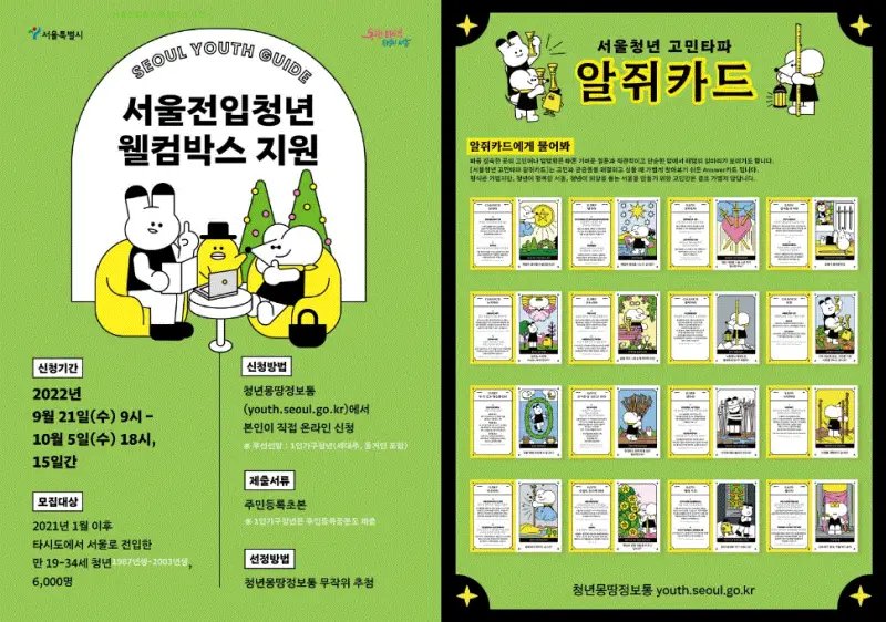  서울 이사 온 청년에게 주는 서울 전입 웰컴 박스 사업