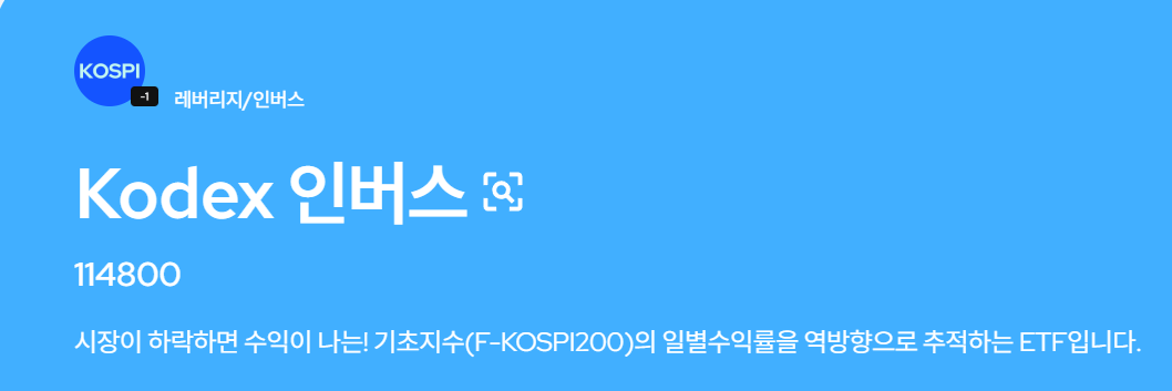 kodex 인버스