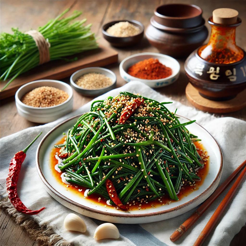 참나물겉절이