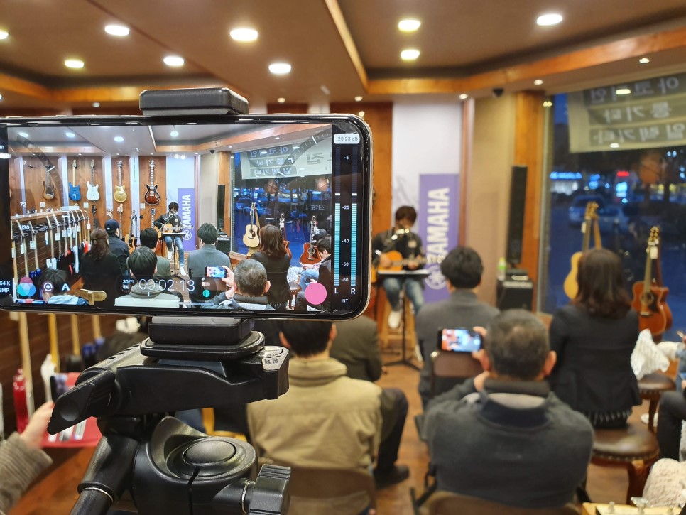 부산 삼광악기 허만선라 이브 야마하기타 세미나 7