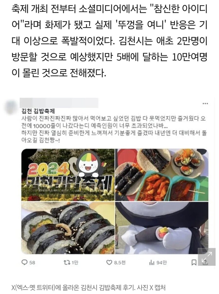 김밥 이미지