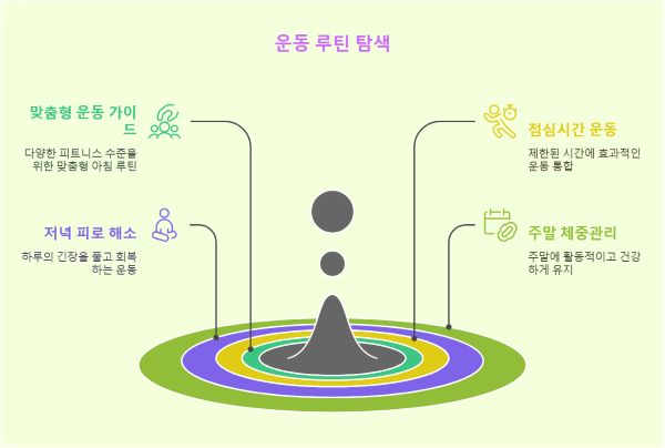 효율적인 운동 루틴/ 누구나 할 수 있는 맞춤형 운동 가이드