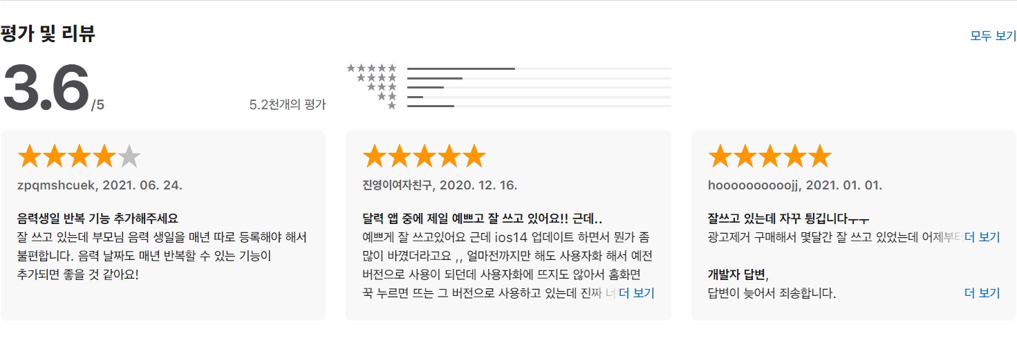 아이폰 캘린더 어플 앱 위젯 추천