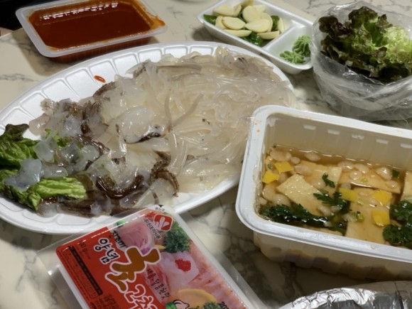  오산 오징어회 포항물회전문점 어부횟집