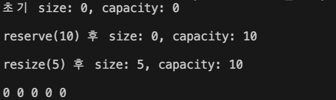 [C++] vector 함수 - size | capacity | resize | reserve — Polibo와 개발 콩나무 키우기