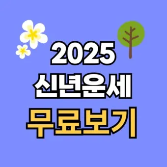 2025년 인터넷 사주 신년운세_8