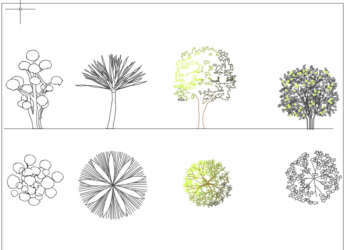  오토데스크: 오토캐드 AUTOCAD 조경 나무 TREE 블록 모음: FREE AUTOCAD TREE BLOCK 평면도/입면도에 사용 가능한 나무 캐드 블록 모음, 나무 블록 CAD 작업 편히 하자