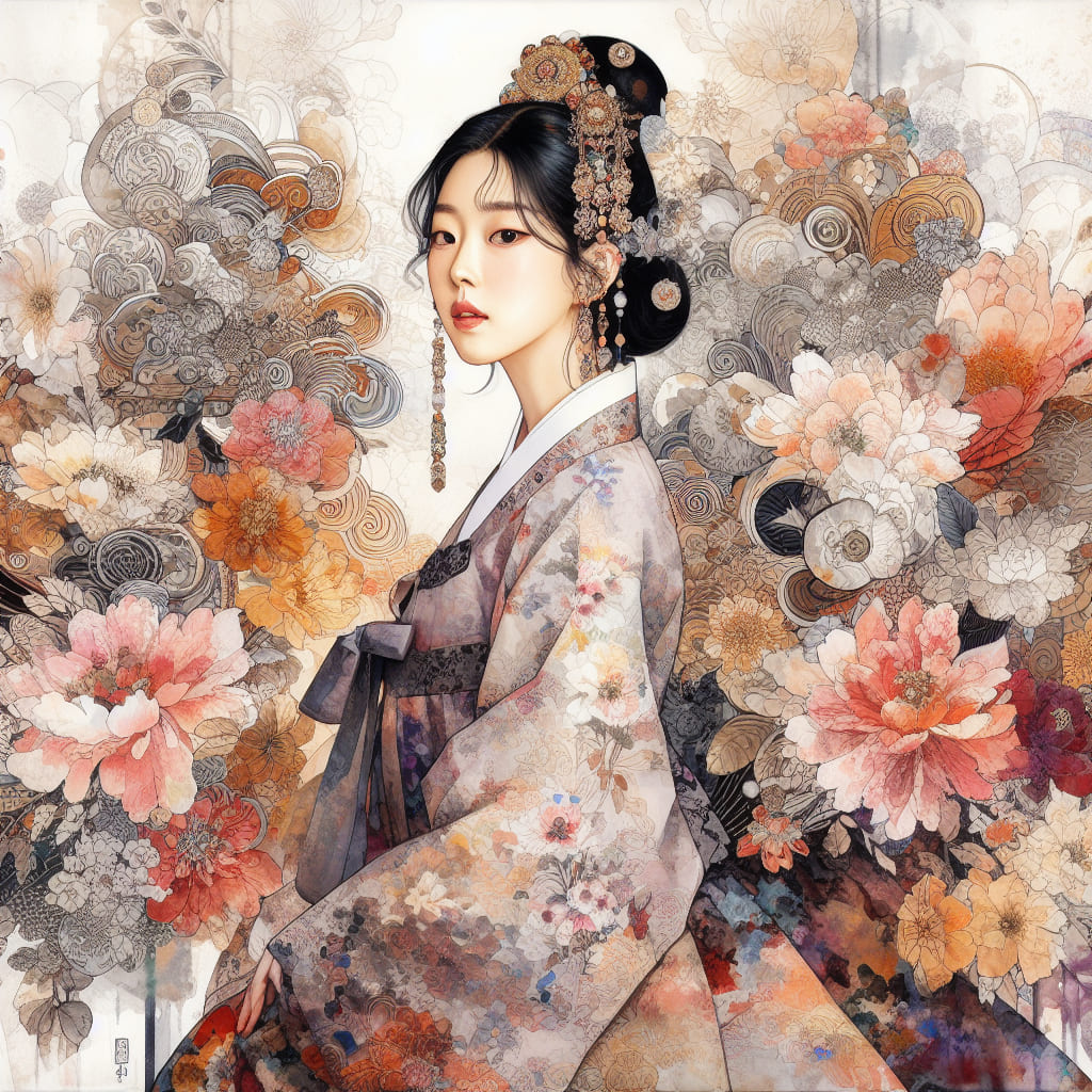 Korean ink painting - Sumukhwa 04