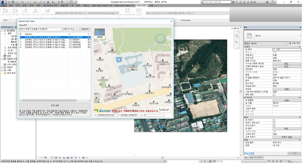 < GIS정보-BIM 연계 활용 이미지>