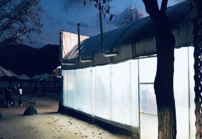 두물머리 연핫도그집 모습