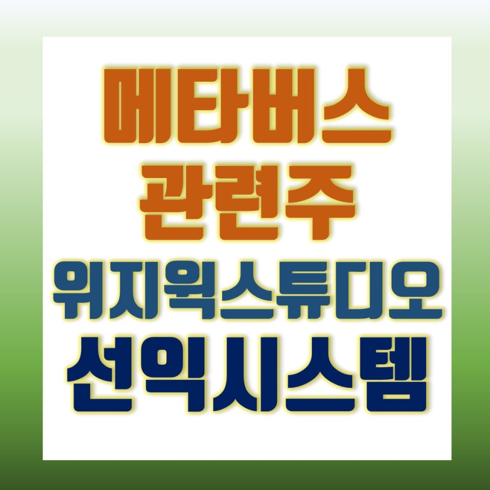 위지윅 스튜디오 주가 위지윅스튜디오 주가 선익시스템 6