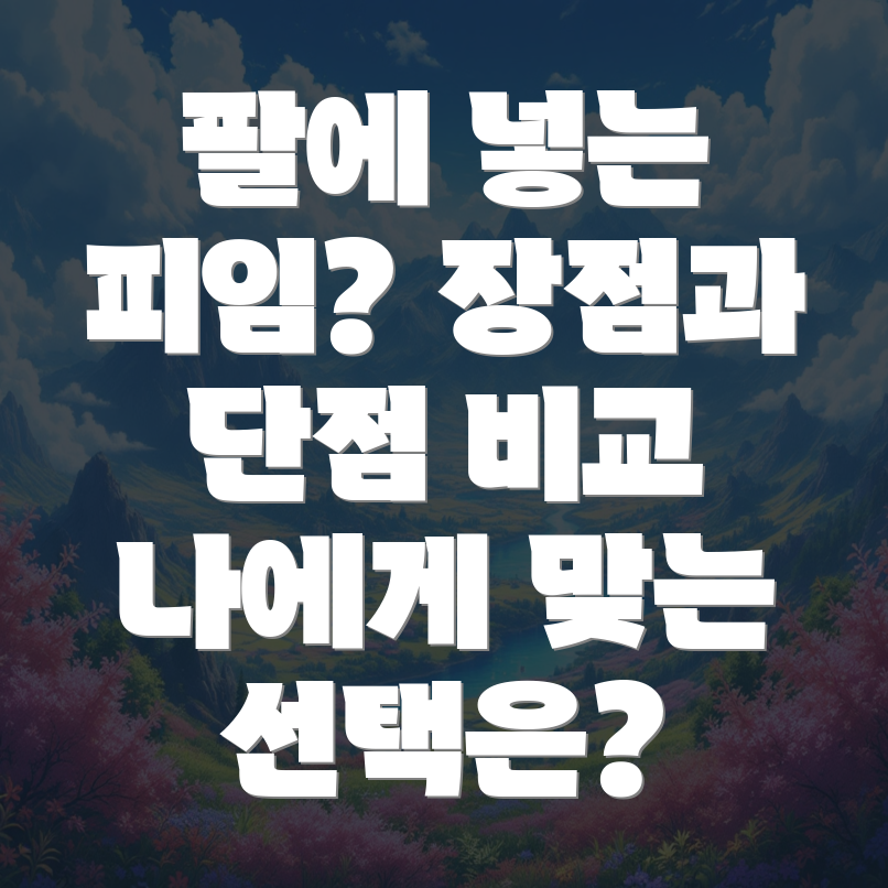 팔에 넣는 피임