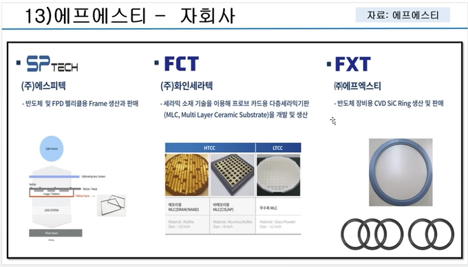 에프에스티 자회사