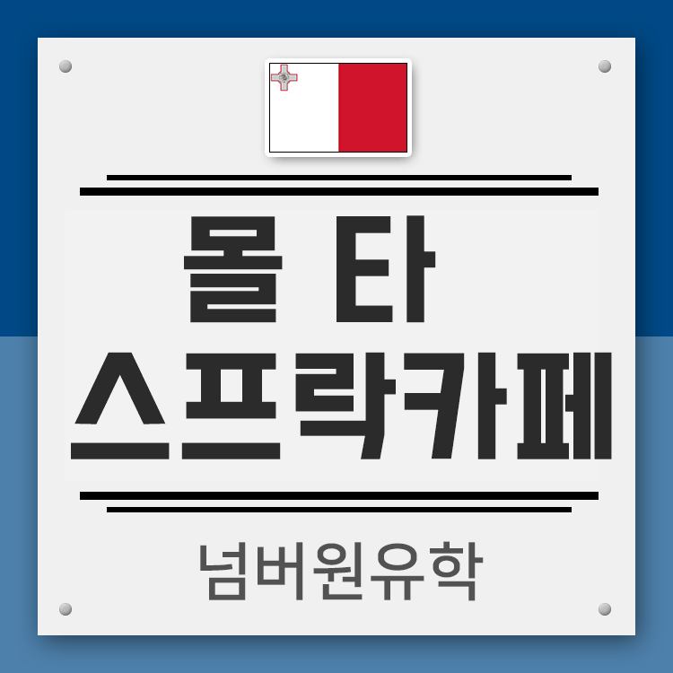  청주유학원,  지금시기에는  몰타만한 국가가 없네~!
