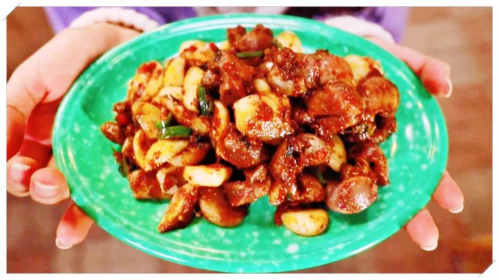  맛남의광장 백종원의 포차 감성 닭 똥집 볶음 레시피 안주 음식 만드는 방법
