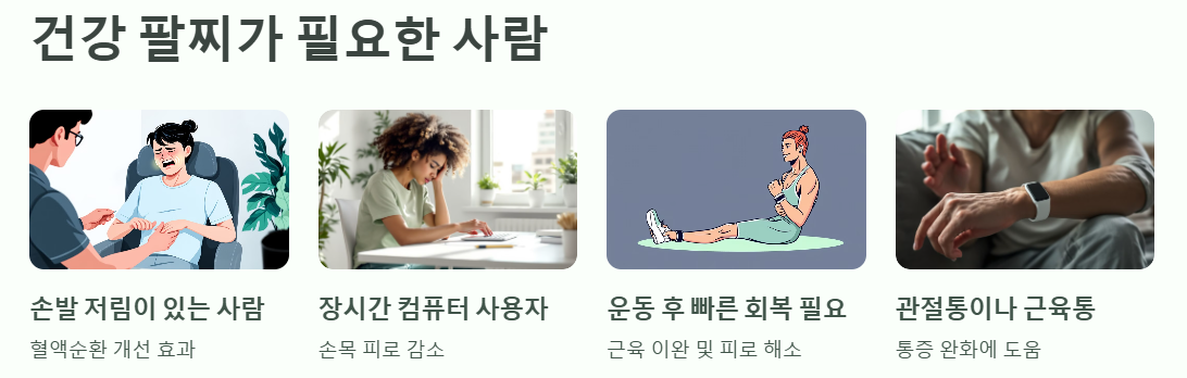 건강 팔찌가 필요한 사람