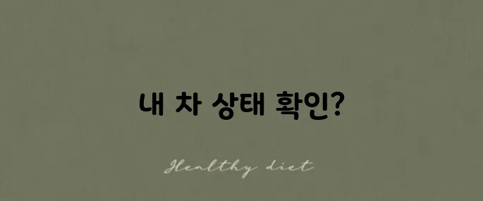 온라인으로 손쉽게 자동차 검사 조회하세요!
