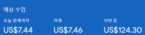 애드센스 월 200달러 전조 네이버 유입량 증가