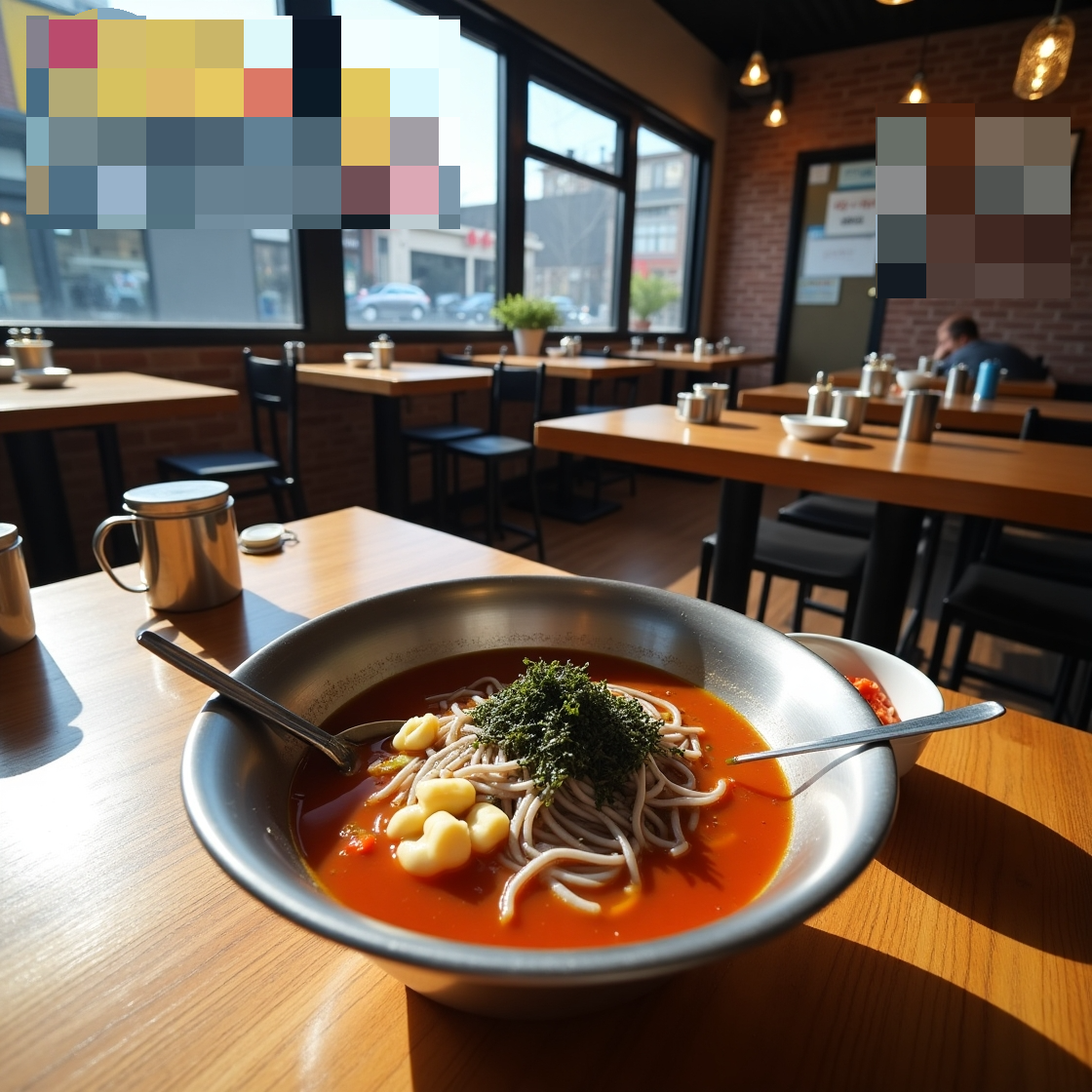 자극적인 국물 맛이 매력적인 꼴두국수